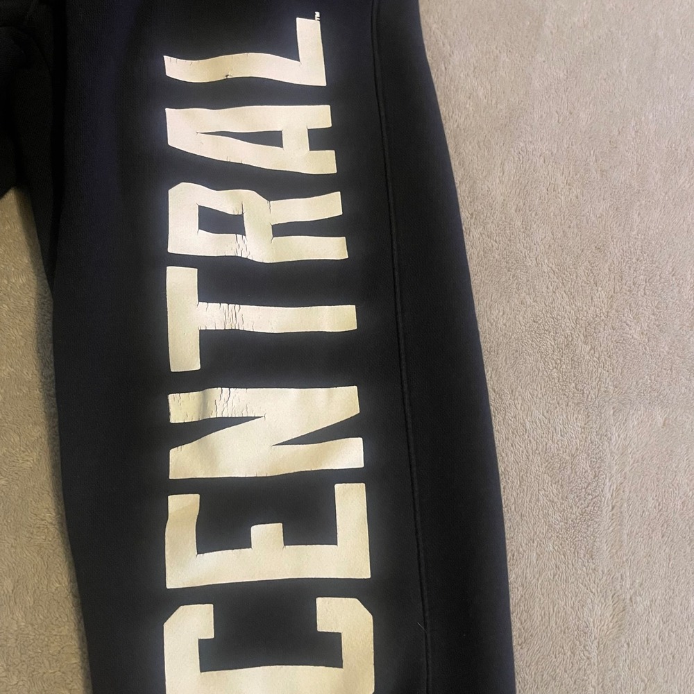 Nike Mens Central Graphic Fleece Sweatpants Black Large Joggers Workout Casual - Picture 8 of 15